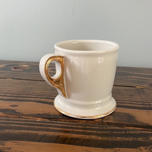 Anthropologie Monogram “T” Gold Stencil Mug - Picture 3 of 6